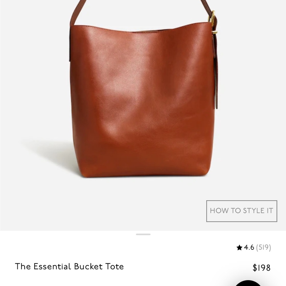 Madewell bucket tote